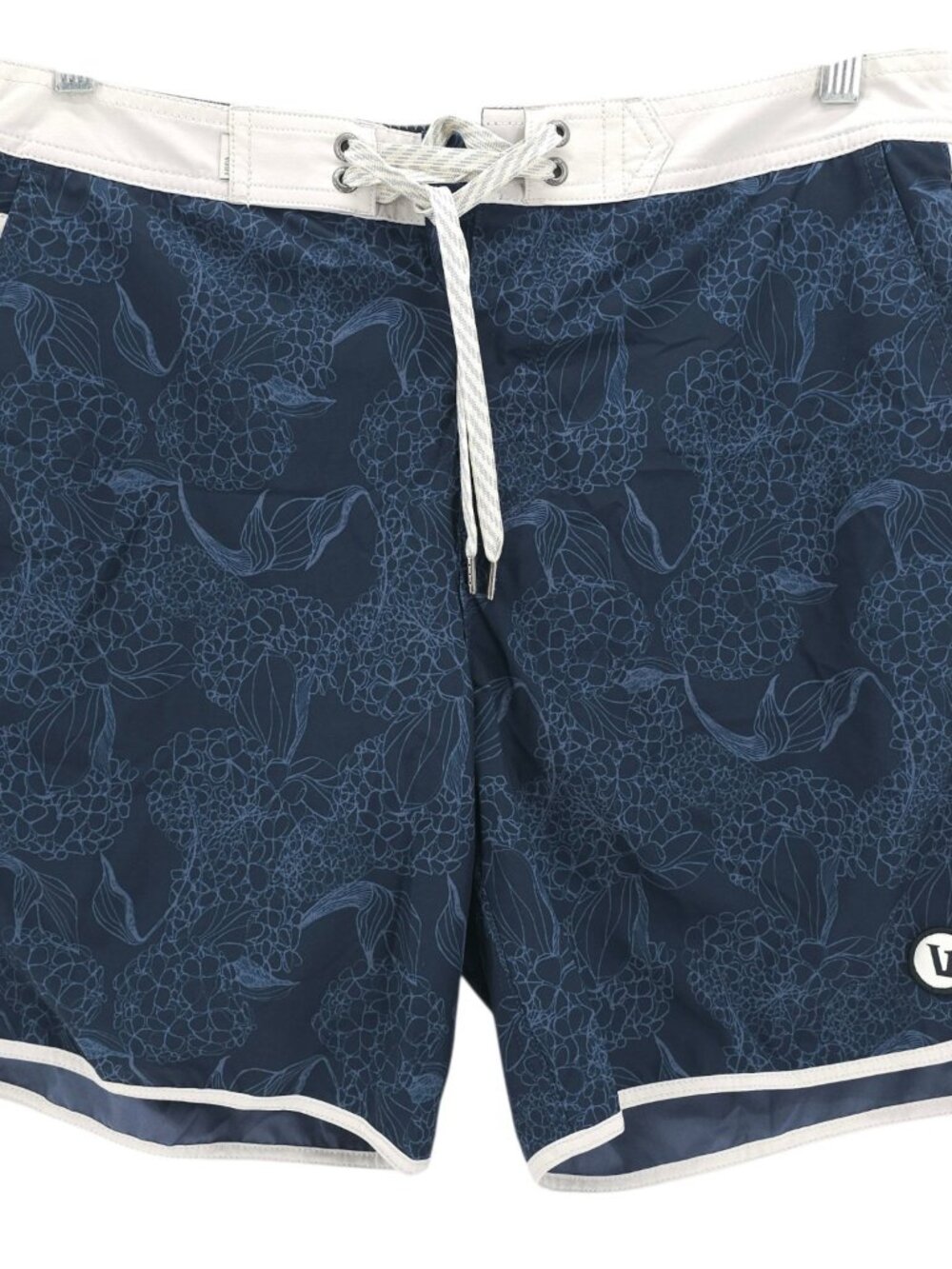 VUORI Cruise Board Shorts Swim 7' Inseam Blue Pattern Size 32